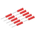 thumbnail image 3 of Back Probe Pins Multimeter Probe 10pcs Banana Jack Wire  Probe PVC Appearance 2mm/0.08in To 4mm/0.16in Conversion Insulation Pins For Multimeter, 3 of 8