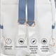 thumbnail image 4 of Mochila De Cuero De PU De Moda De Gran Capacidad Para Mujer, Bolso Multifuncional Con Correas De Hombro Ajustables Para El Trabajo, Viajes, Compras, 4 of 8