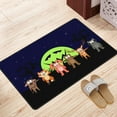 thumbnail image 3 of Horror Night Moon Animals Rugs Doormat, Non-Slip Machine Washable Carpets Floor Door Mat , 36" x 24", 3 of 6