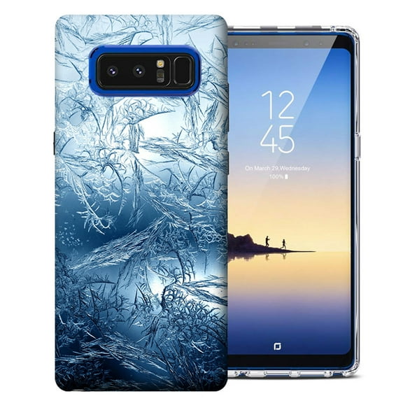MUNDAZE For Samsung Galaxy S10 Plus Blue Ice Design TPU Gel Phone Case Cover