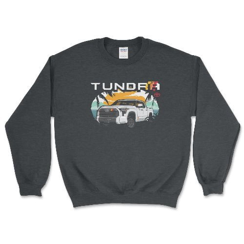 Toyota Tundra Pick-Up Truck Beach Crewneck Sweatshirt