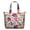 Rose-red-6, variant on Nature Inspired Travel Tote Bag, Zippered Shoulder Bag with Multiple Pockets, Perfect for Fitness Enthusiasts