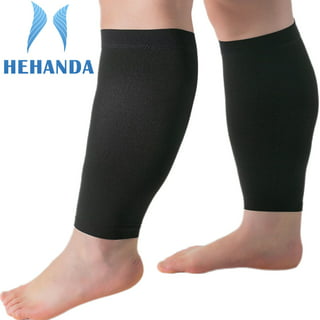 Two Pairs Calf Compression Sleeves for Men Women. Footless