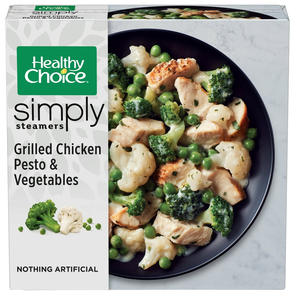 Healthy Choice Simply Steamers Grilled Chicken Pesto & Vegetables