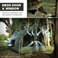 thumbnail image 3 of REDCAMP Large Hammock Hot Tent with Stove Jack, 4-6 Person Waterproof & Windproof Ultralight 4 Season Wall Tent with Snow Skirt, 3 of 7