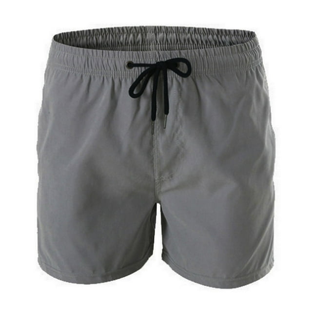 Men's Polyester Mesh Swim Shorts - Drawcord Waist, Quick Dry - Beach/Activities - Sizes XXS-XXL