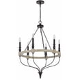 thumbnail image 2 of FX-3793-6 Cal Lighting Grove - 6 Light Chandelier-35 Inches Tall and 26 Inches Wide, 2 of 5