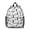 Basketball and Text, variant on Basketball and Hoop White Pattern Backpack for School, Cute School Bag with Adjustable Shoulder Straps and Padded Back, 13.8"x11.4"x6"
