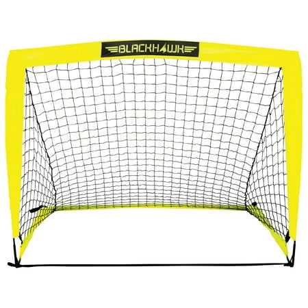 Franklin Sports Portable Soccer Goal - Blackhawk Folding Goal - 4' x 3' - Foldable Fiberglass Goal