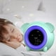 thumbnail image 2 of Reloj de escritorio electrónico creativo con dibujos de perros para niños, para dormitorio de estudiantes, con luz LED, despertador, 2 of 4