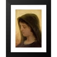 thumbnail image 2 of Stefan Bakałowicz 18x24 Black Modern Framed Museum Art Print Titled - Head of Madonna (Before 1918), 2 of 5