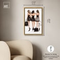 thumbnail image 5 of The Shopping Muse I Canvas Glam Illustration Art by Art Remedy, Gold Frame, 16" x 24", 5 of 7