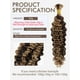 thumbnail image 4 of Cabello trenzado humano LOLLY HAIR 12A P4/27 Ombre 60 cm 50 g, 4 of 6