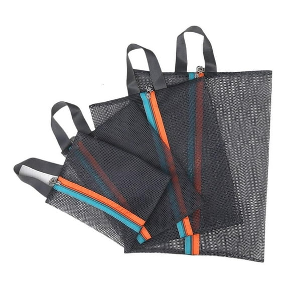 YIEMEEN 4pcs Set of Flat Pack Suitcases Organizers Portable for Efficient Packing and Space Saving Travel Solution Daily Use