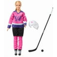 thumbnail image 1 of Barbie® Tim Hortons® PWHL™ Ensemble-Cadeau Poupée et Jeté, 1 of 4