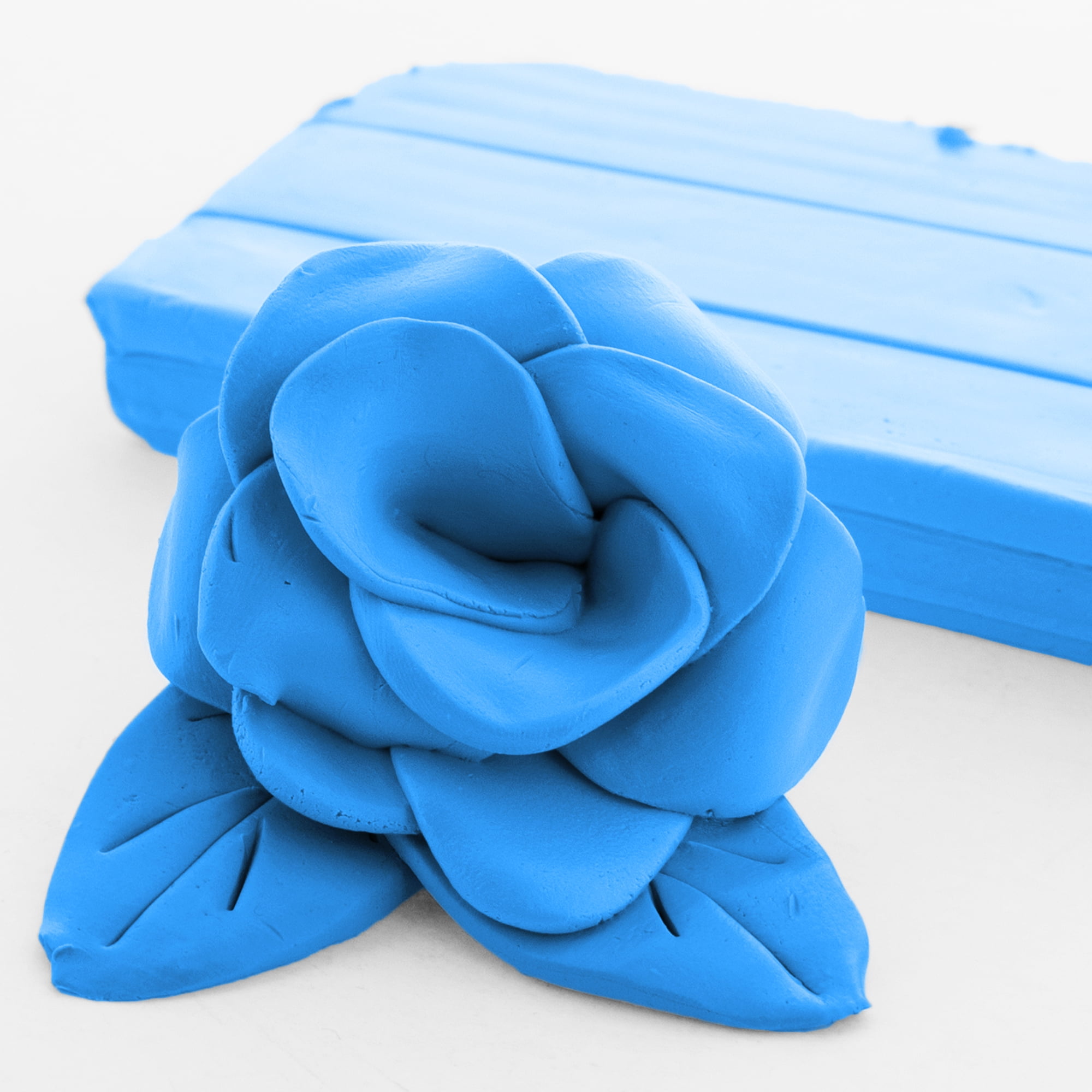 Blue modeling clay stock photo. Image of white, background - 23779420