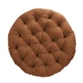 thumbnail image 2 of Sorra Home Suede Sand Round Papasan Cushion 48 in, 2 of 3