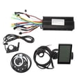 thumbnail image 1 of Controlador de motor de onda sinusoidal de 30 A y 3 modos con pantalla LCD M5 y acelerador de pulgar para bicicleta eléctrica, kit de modificación de litio para motor de 36 V, 48 V, 750 W y 1000 W., 1 of 14