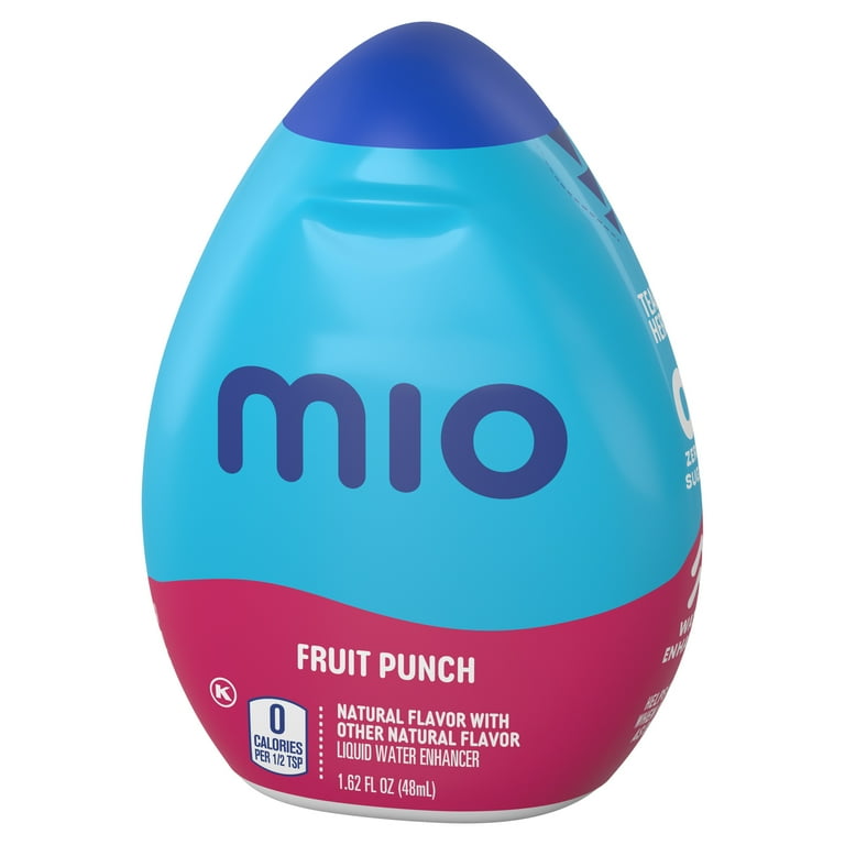 MiO Fruit Punch Flavor Liquid Water Enhancer, Caffeine Free, 1.62
