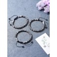 thumbnail image 4 of GHSDFBB Natural Stone Beads Bracelet Healing Crystal Adjustable Handmade Braided Rope Gemstone Bracelets for Men, 4 of 7