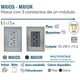 thumbnail image 2 of Tomacorrientes Certificado Inoxium3CSilver 3Pzas Contactox3 125-250VCA 15A 50/60Hz Plateado Acero Inoxidable/PC., 2 of 4