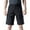 Black-3, variant on Fheaev Cargo Shorts For Men Men's Multi-pocket Quick-drying Shorts Four-way Stretch Hiking Pants