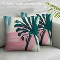 thumbnail image 3 of COMIO  Throw Pillow Covers Vintage Palm Banana Leaves Cushion Pillow Case Home Decor Pillowcase, 3 of 5