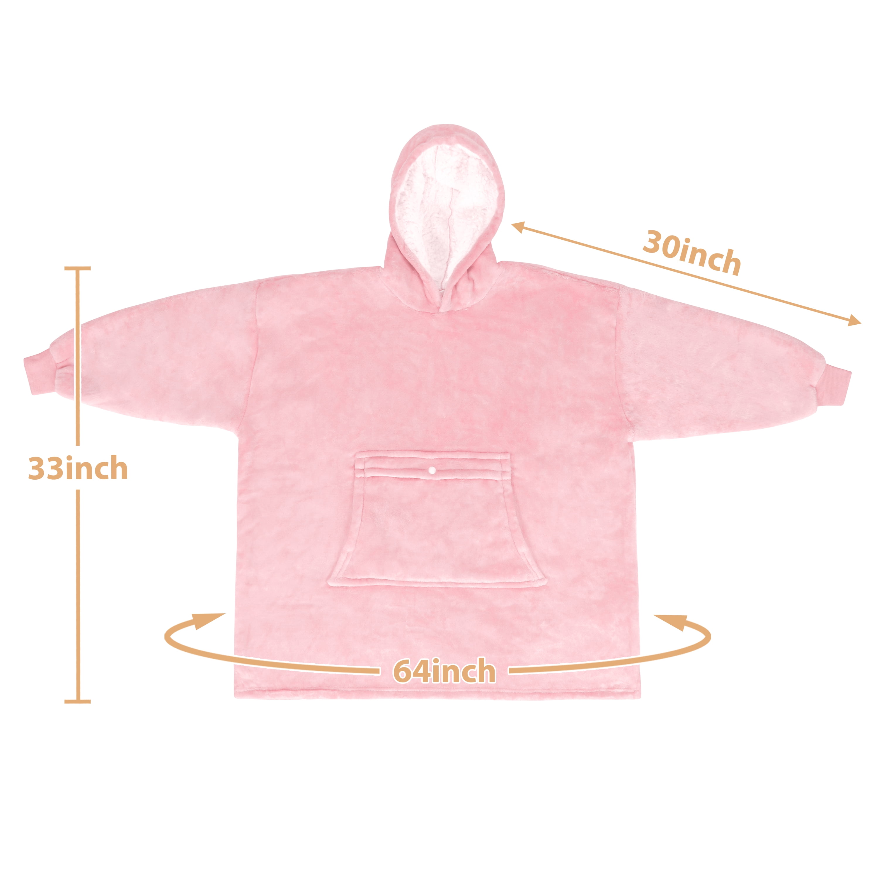 Catalonia Blanket Hoodie for Kids, Oversized Purple Wearable Fleece Sweatshirt Pullover for 7-16 yr Teens Youth, Kids Gift Idea