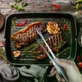 thumbnail image 2 of Stainless Steel BBQ Tongs Tweezer Nonstick Bread Clip Food Tongs Kitchen Cooking Tongs for BBQ Meat Sea Food Cooking Buffet, 2 of 5