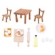 thumbnail image 4 of Juego de cocina de muñecas, mesa, silla, comida, juguetes de cocina en miniatura, accesorio de decoración 1:12, escena DIY, 4 of 9