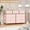 Pink, variant on M optimized Wide 10 Drawer Dresser for Bedroom 45.2"x13.7"x31.5" TV Stand for 55" TV, Entertainment Center with 10 Drawers, Storage Organizer Unit for Living Room, Closet, Entryway, Hallway