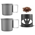 thumbnail image 1 of Pour Over Coffee Maker Set Portable Aluminum Travel Coffee Mug, 1 of 7