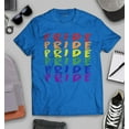 thumbnail image 3 of S4E Men's Pride Gay LGBTQ Rainbow T-Shirt XXXXX-Large Royal Blue, 3 of 4