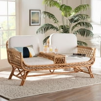 bali & pari Pakis Boho Sofa, Natural