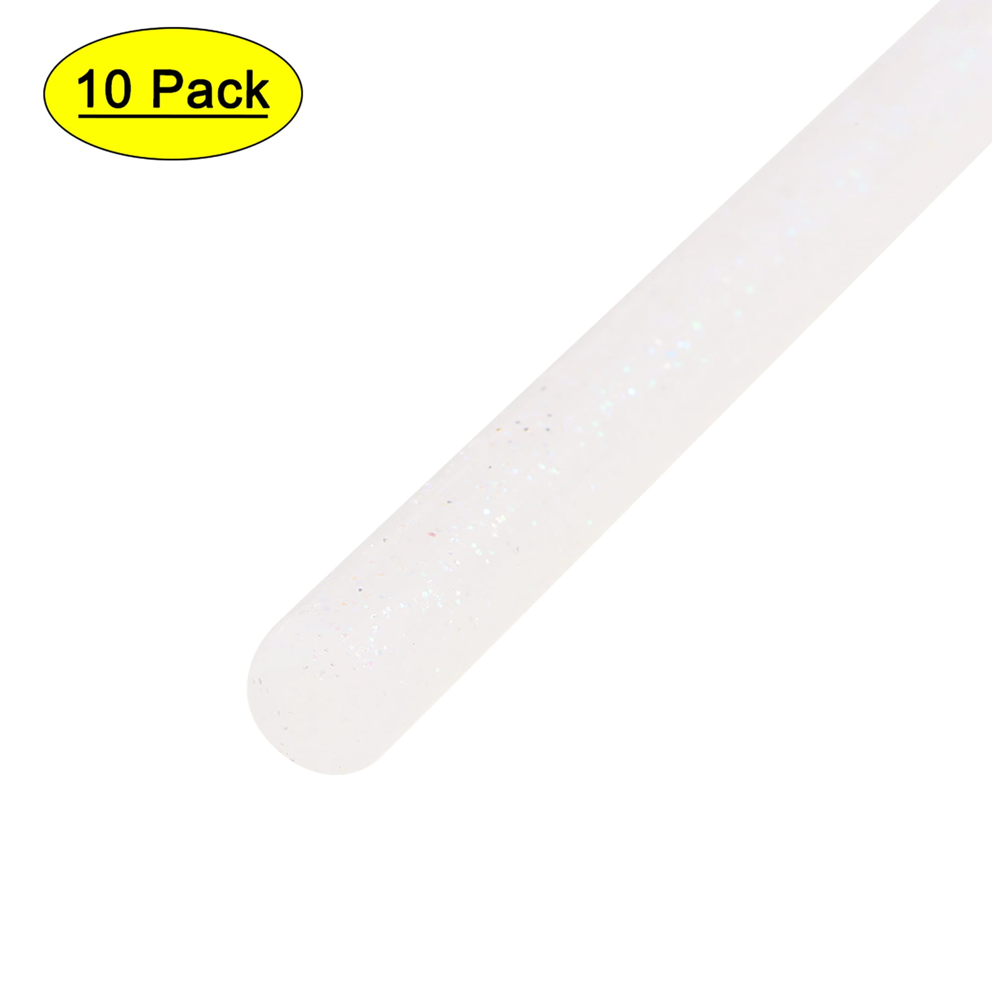 Uxcell Mini Hot Glue Sticks 10-Pack - 7.5 Inch X 0.28 Inch Black EVA Adhesive For Crafting & Repairs