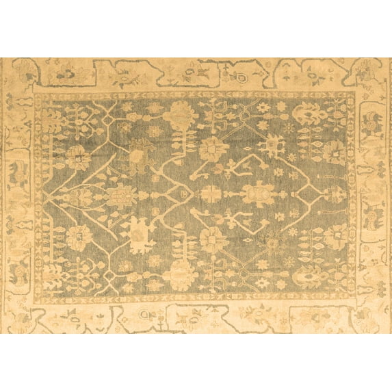 Ahgly Company Indoor Rectangle Oriental Brown Traditional Area Rugs, 6' x 9'