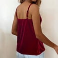 thumbnail image 4 of Women's Velvet Camisole Tops Cowl Neck Sleeveless Blouses Summer Tank Shirt, 4 of 5