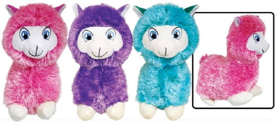 #PlushPals 11" Llama Alpaca Stuffed Animal Plush Toy Soft & Fluffy - Purple