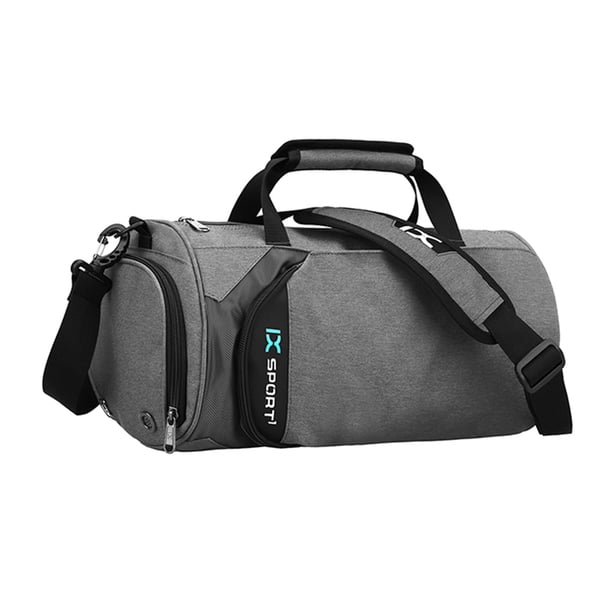 Bolsa De Ejercicios Bolsa deportiva de poliéster Mochila deportiva de gran capacidad para hombres y mujeres (gris oscuro) Tmvgtek Para Estrenar