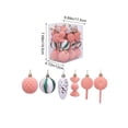 thumbnail image 2 of YingYouFu Christmas Balls Ornaments Set - Christmas Tree Decoration Ornaments Shatterproof Hanging Balls for Xmas Trees, Home, Party, Holiday Festive Decorations Set of 30pcs, 2 of 7
