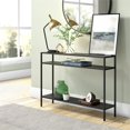 thumbnail image 4 of Henn&Hart 42" Blackened Bronze Metal Console Table, 4 of 7