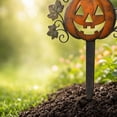 thumbnail image 5 of DefiDgd Halloween Theme Metal Yard Stake,Witch Hat Hollow-out Plug-in Iron Garden Stake for Halloween Garden Porch Patio Lawn Pathway Outdoor Courtyard Holiday Home Decoration(I), 5 of 6