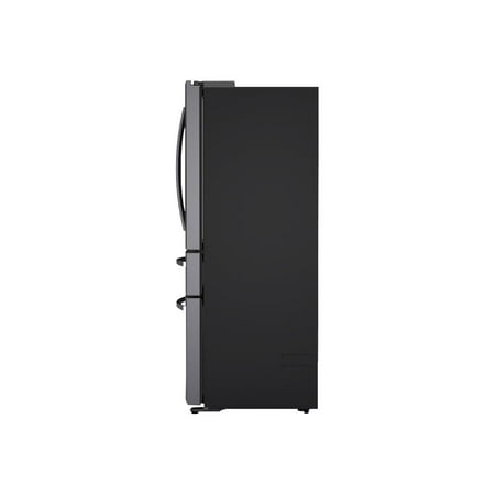 Samsung - 28  cu. ft. 4-Door French Door Refrigerator with FlexZone Drawer - Black stainless steel
