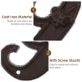 thumbnail image 2 of Letreros con número de puerta de metal fundido para puerta de habitación, números de puerta digitales para baño, buzón negro, dirección y número, 2 of 6