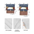 thumbnail image 6 of 4th of July Kitchen Curtains Sets 24 Inch Length with Valance, Vintage Independence Day Sunflower Swag Valances and Tiers Curtain Set Drapes Swag Curtains for Living Room, Bathroom, Bedroom, Cafe, 6 of 6