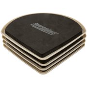 Super Sliders 7 Slide & Hide Reusable Furniture Sliders for Carpet - Effortless Moving and Surface Protection, Beige (4 Pack)