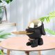 thumbnail image 5 of Creativo perro escultura baratijas organizador de escritorio Animal artesanía bandeja de almacenamiento para dormitorio, , , Bar, decoración Negro mayimx Escultura decorativa, 5 of 9