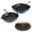 Blue, variant on BergHOFF Neo 3pc Cast Iron Fry Pan & Grill Pan Set with Slotted Steak Press, Purple