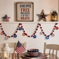 thumbnail image 1 of Patriotic Bead Garland With Ball And Star Ornaments 4th Of July Decoration, 1 of 6