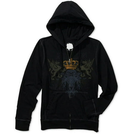 No Boundaries - Big Men's Twin Griffin Zip Hoodie, Size 2XL
